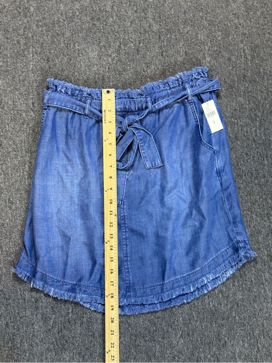 Cloth & Stone 100% Tencel Blue Midi Skirt Size Medium - Picture 12 of 15